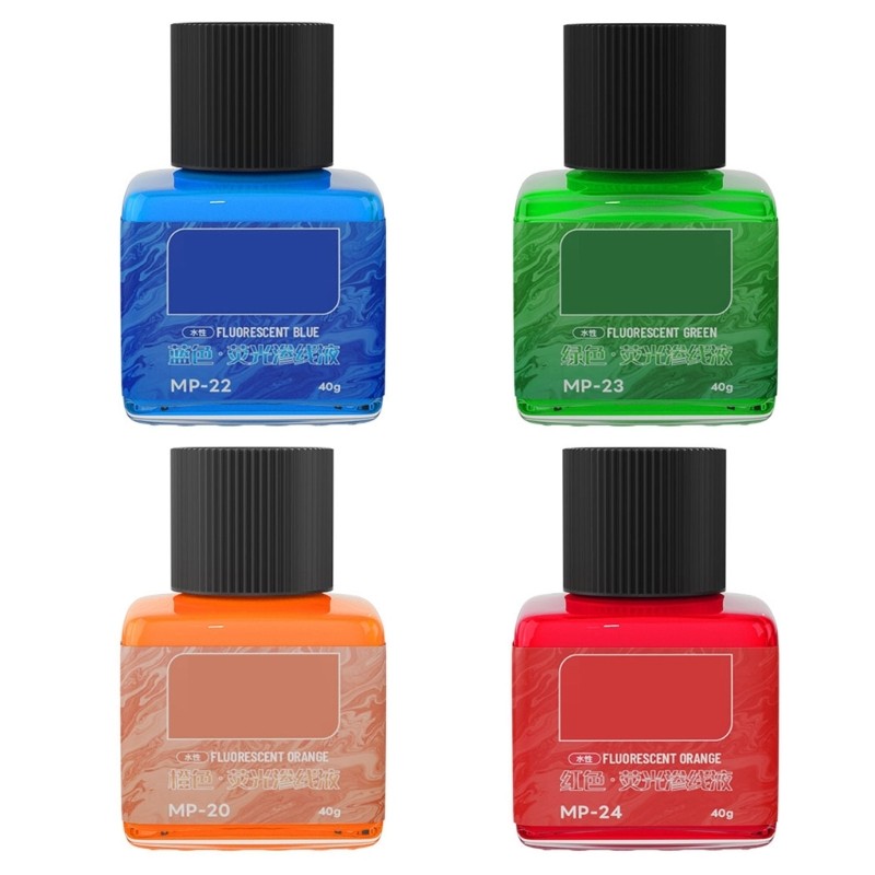 KIKIN Huỳnh Quang Line Liquid 40ML Chất Lỏng Phát Sáng Ban Đêm Cho Nghệ Sĩ Và Nhà Thiết Kế