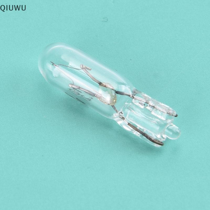 Qiuwu 10 Chiếc 12V 1.2W T5 Bóng Đèn Thủy Tinh Bảng Điều Khiển Dụng Cụ Bóng Đèn Phanh.