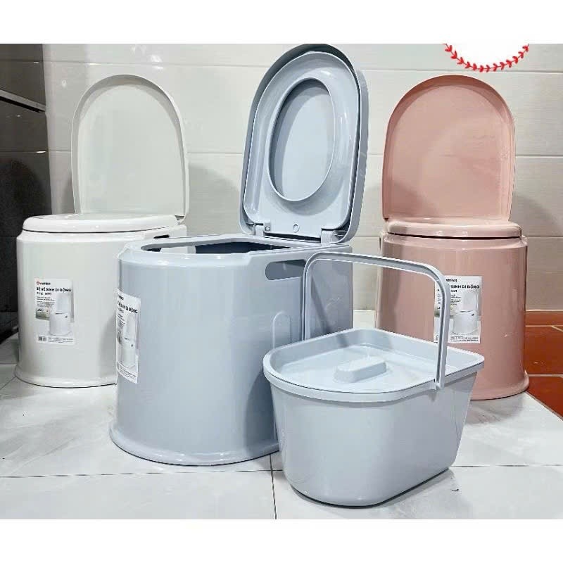 Bô vệ sinh trong nhà cho người già , người ốm. Bồn cầu di động đa năng.