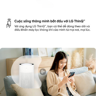 Máy lọc không khí LG PuriCare Aero Hit AS35GGW10.ABAE | Bộ Lọc Thay Thế| BH 12 tháng