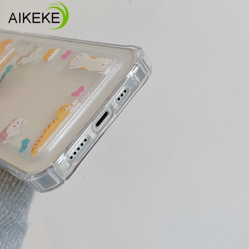 Ốp Trong Suốt Cho OPPO Reno 13 13F 12F 11F 8 7 6 A5S A3S A12 A12E A9 A5 2020 5G 4G Vỏ Điện Thoại Trong Suốt Hoạt Hình Dễ Thương Mèo Ngủ Có Ví Đựng Thẻ Vỏ TPU Mềm