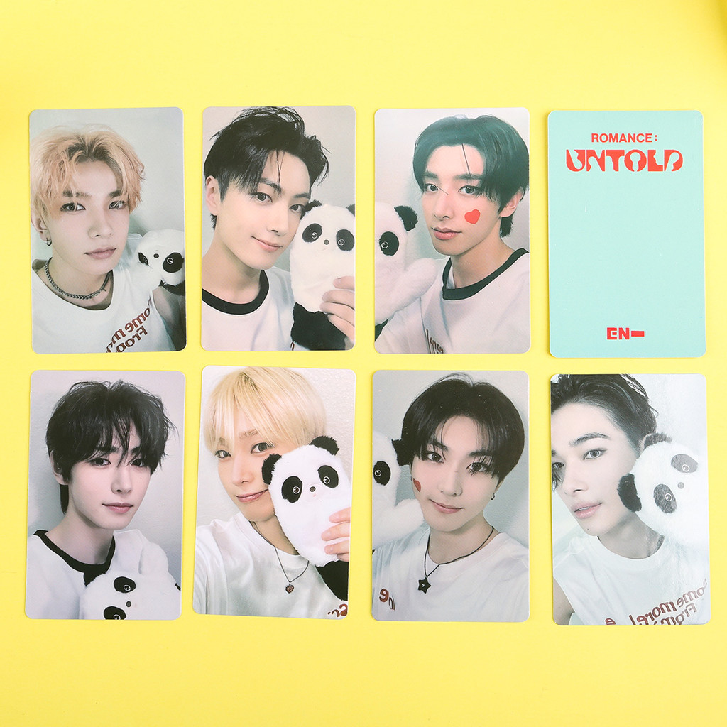 7-8 chiếc EN ROMANCE UNTOLD daydream Lomo Card KBS Christmas MUSIC BANK XANH KHÔNG POP UP Photocards JUNGWON HEESEUNG JAY JAKE SUNGHOO NI-KI Photo Bưu Thiếp YM