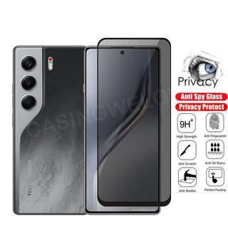 Phim bảo vệ màn hình riêng tư Tecno Camon 50 Pro Ultra Camon 40 30 Premier 4G 5G 2025 Mặt trước Full Cover Phim bảo vệ Camera sau Chống nhìn trộm Full Cover Kính cường lực