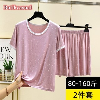 Phụ Nữ Quần short Tay Ngắn Bộ Mùa Hè Mỏng Bộ Đồ Ngủ Phòng Chờ Bộ Đồ Ngủ Mát Bộ
