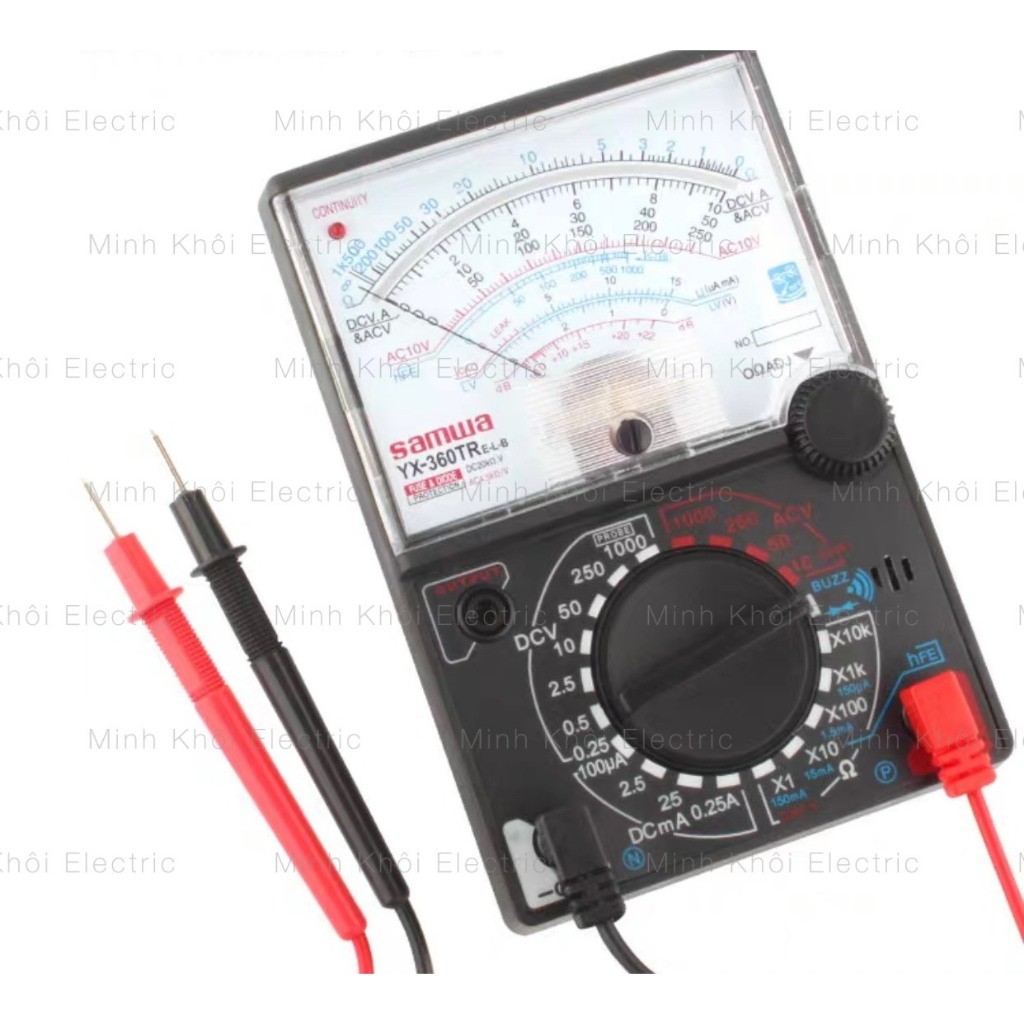 Đồng hồ vạn năng Samwa YX360-TRn tặng kèm pin,đồng hồ điện tử,máy đo vạn năng, đo điện,đồng hồ đa năng đo điện trở