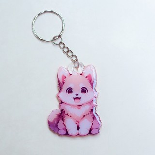 Standee Hình thú cưng cute - Móc Khóa Mica xinh xắn