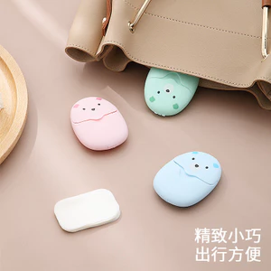 Du Lịch Nhỏ Di Động Xà Phòng Gấu Dễ Thương Xà Phòng Sạch Gia Đình Tiện Lợi Nhẹ Nhàng Dễ Dàng Vệ Sinh