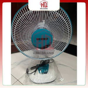 Quạt Bàn Senko B1216 – 3 Cánh, Gió Mạnh, Êm Ái, Tiết Kiệm Điện