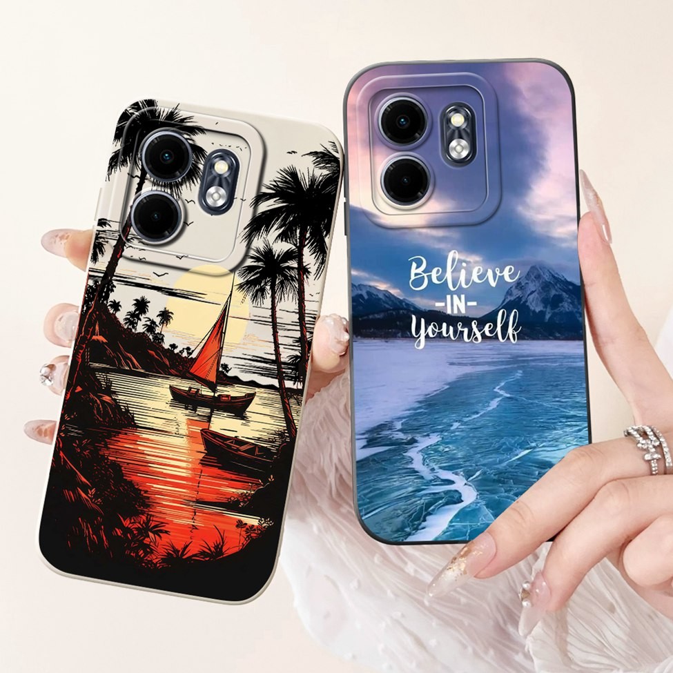 Infinix Smart9 X6532 Ốp điện thoại Infinix Smart 9 Silicon Mèo Dễ Thương Thời Trang Bướm Hoa Yêu Sơn Cản