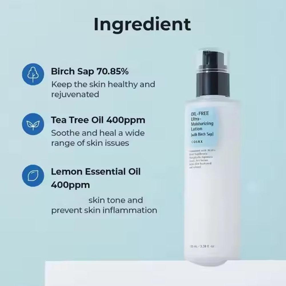 Sữa dưỡng ẩm siêu ẩm không chứa dầu Làm mới dưỡng ẩm không mồ hôi S3