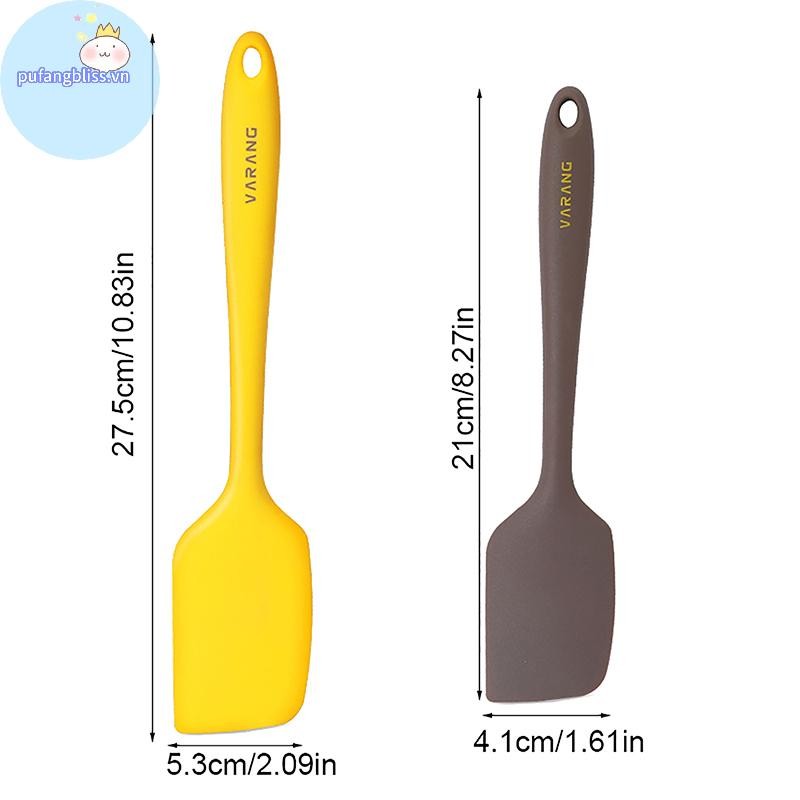 Pufangbliss 1 Nhà Bếp Silicon Kem Bơ Bánh Thìa Cạp Bánh Kem Cạp Không Bơ Thìa Trộn DIY Bánh Dụng Cụ Nướng Bánh VN
