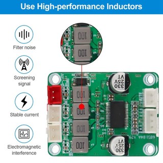 Tpa3118d2 Bảng khuếch đại âm thanh nổi kỹ thuật số 30W & 30W 2.0 Kênh Khuếch đại Mô-đun khuếch đại âm thanh DC 12-24V