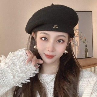 Mũ nồi len retro mềm mại, thanh lịch cho mùa thu đông