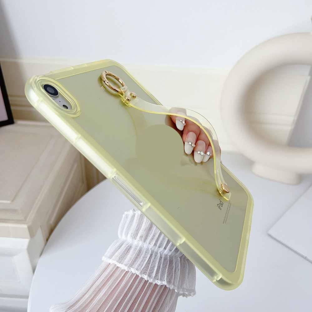 Vỏ Mềm Đơn Sắc Tương Thích Với Apple IPad Mini 1 2 3 4 5 6 IPad 5 6 7 8 9 Air3 Air4 Air5 Air6 11 "10.9" IPad10.2 "Pro11 2020 2021 2022 2024 Vỏ Có Dây Đeo Cổ Tay
