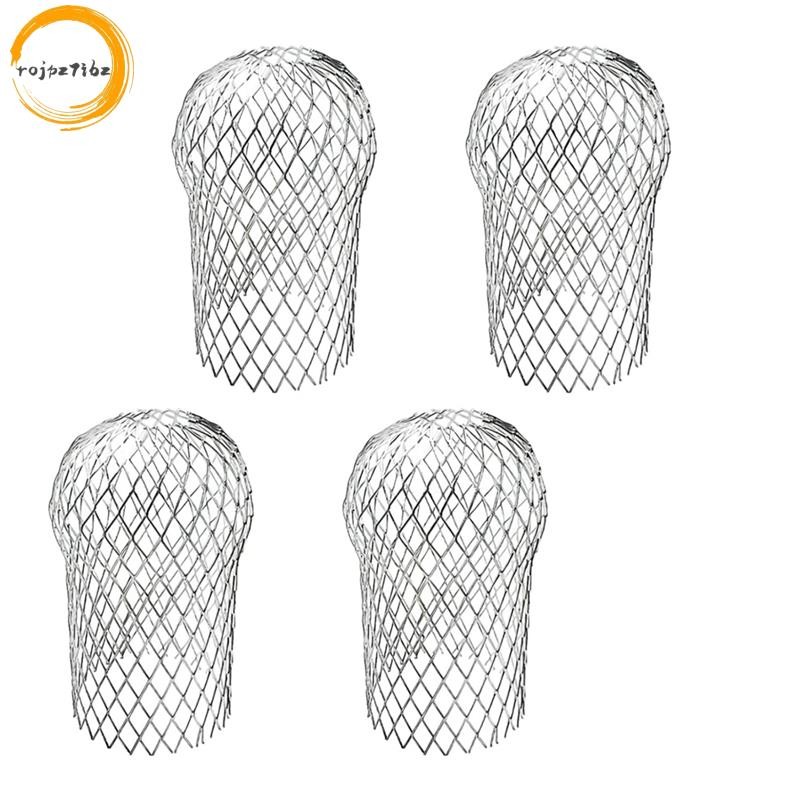 4 Gutter Downspout Guards 3.5 Inch Nhôm Lá Lọc Lọc Lọc Có Thể Mở Rộng Gutter Downspout Bảo Vệ