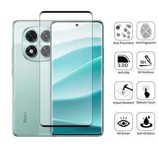 Kính cường lực bảo vệ màn hình 2 trong 1 cho Xiaomi Redmi Note 14 13 Pro Plus 4G 5G 9D Phim bảo vệ kính & Phim ống kính máy ảnh