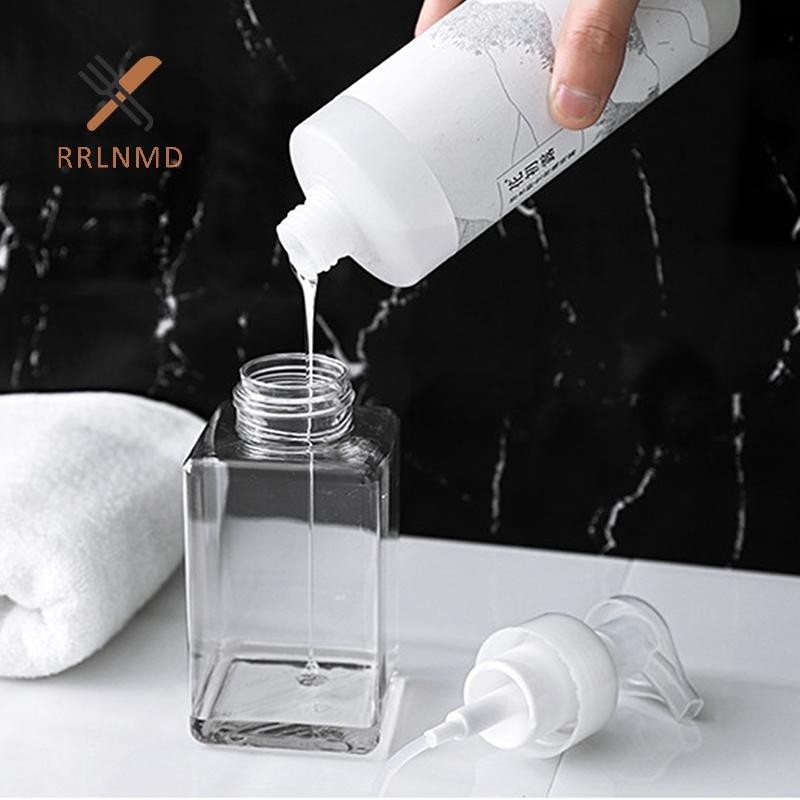RRLNMD 250 / 450ml Hộp Đựng Bọt Lớn Chai Bơm Nhựa Xà Phòng Rỗng Chai Có Thể Đổ Lại Cho Du Lịch Dầu Gội Chai MỚI