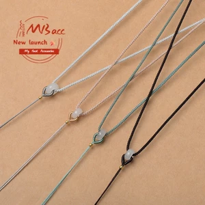 Phụ Kiện Khóa An Toàn Mặt Dây Chuyền Dây Nam Nữ Phong Cách Dây Có Thể Điều Chỉnh Handmade Vòng Cổ Buộc