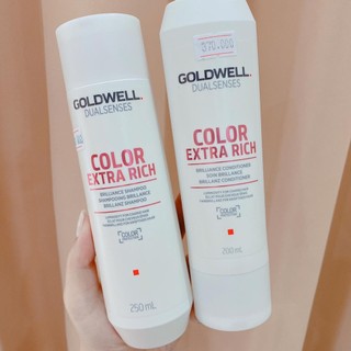 Dầu gội xả dưỡng tóc nhuộm Goldwell Color Extra Rich 250ml/200ml [ TN ]