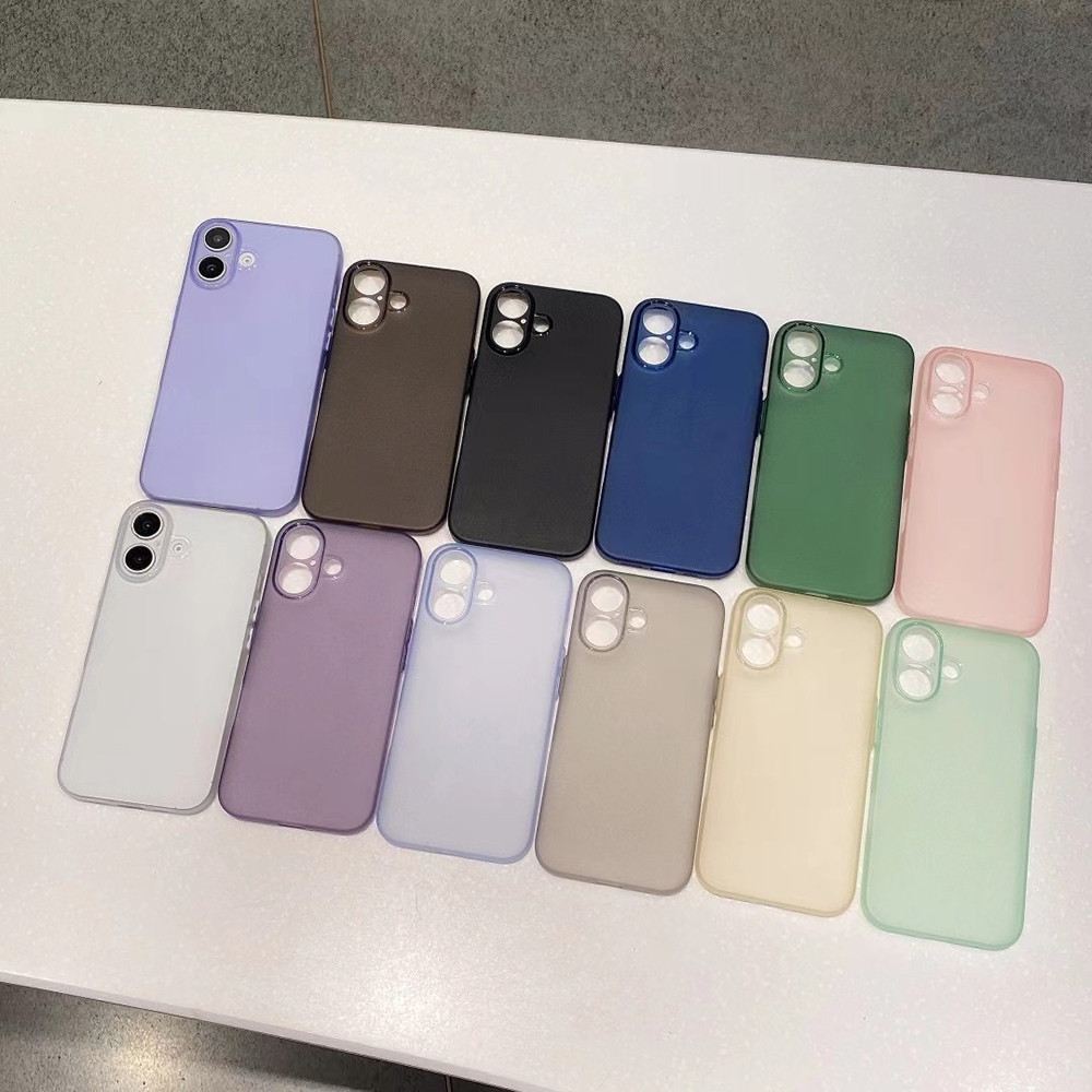 Ốp Điện Thoại TPU Mềm Màu Xám Titan Đơn Giản Cho iPhone 17 Pro Max 17 Air 16 Plus 15 14 13 12 11 Pro Max Vỏ Bảo Vệ Chống Sốc