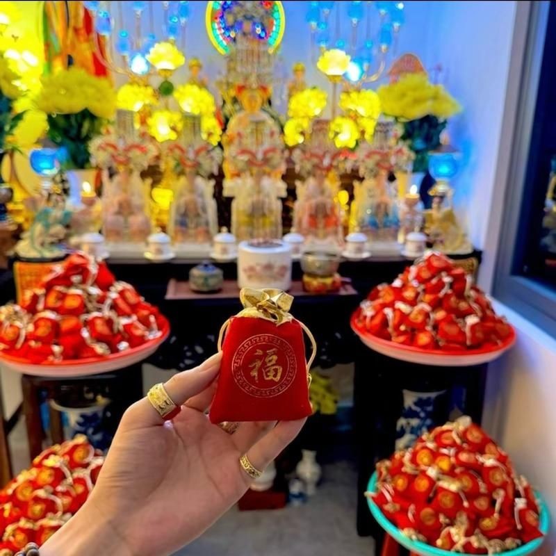 [TẶNG TÚI NHUNG LỘC] Đồng Xu Âm Dương Ngũ Đế Cổ Đã Khai Quang Xin Lộc Bình An May Mắn Decor Phong Thuỷ Nam Nữ