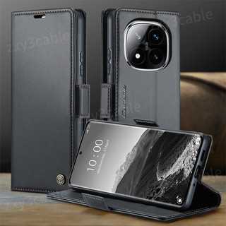 Ốp Lưng Cho Redmi Note 15 14 Pro Plus 4G 5G 2025 Lật Ví Da Từ Tính Vỏ Điện Thoại Cho Note15Pro + Note14Pro 14Pro 14Pro + 14ProPlus Khe Cắm Thẻ Vỏ Mềm TUP Chống Sốc