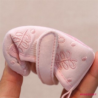 Mg-baby Girl Đế Mềm Thêu Chống Trơn Trượt Đế Mềm Mary Jane Giày Đi Bộ Thông Thường Cho Bé Sơ Sinh Tập Đi