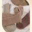Tất ống giữa BORAGETE, Tất nhung ấm áp mùa đông bằng vải Cashmere, Tất sọc dày thời trang ngủ tại nhà dành cho nữ