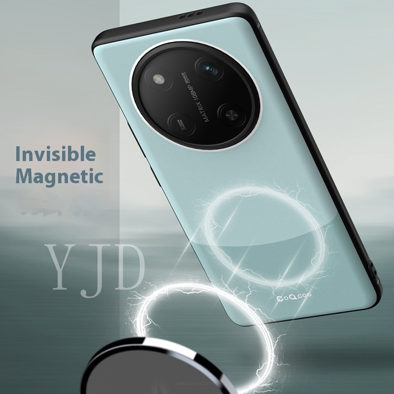 Ốp Lưng Cho Honor X9c Chặn Màu Đôi Cảm Thấy Tốt TPU Chống Sốc Vỏ Điện Thoại
