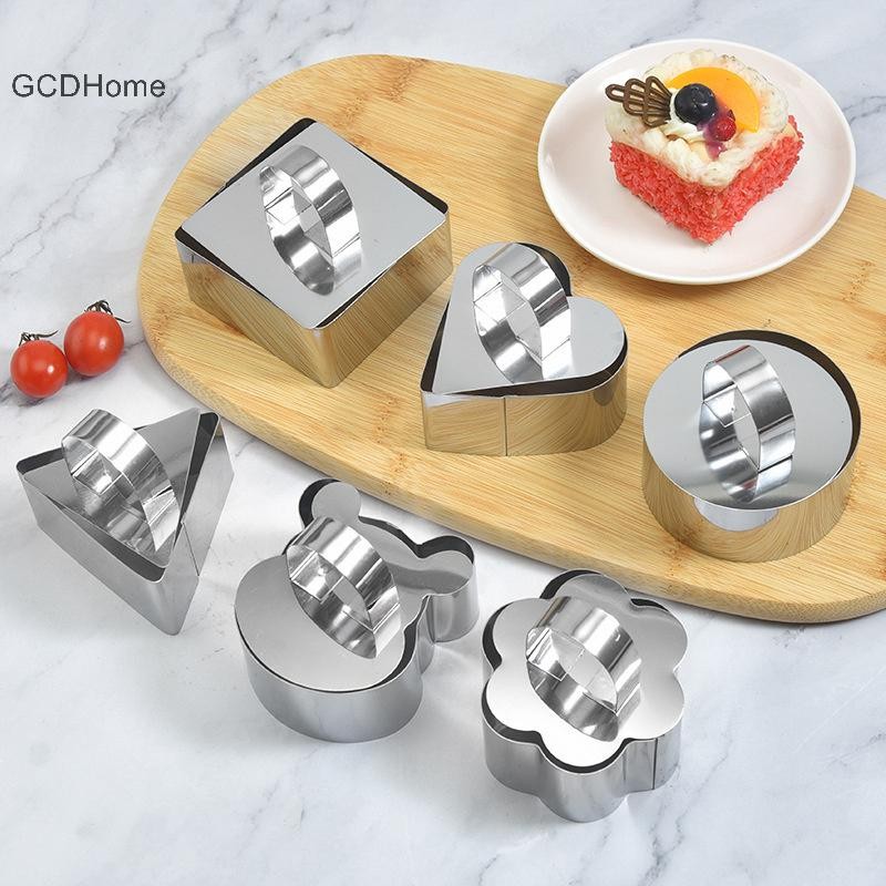 Gcdhome 1 DIY Khuôn Bánh Inox Hoạt Hình Bánh Mousse Khuôn Sushi Cơm Khuôn Bấm Khuôn Sáng Tạo Phụ Kiện Nhà Bếp Bữa Trưa Bento HOT