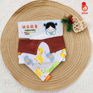 Yếm tam giác cotton cho bé, thiết kế đáng yêu