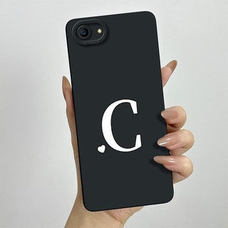Dành Cho OPPO A83 CPH1729 CPH1827 Vỏ Bảo Vệ Ống Kính Chữ Cái Ban Đầu Dễ Thương Chống Sốc OppoA83 A 83 Vỏ Điện Thoại Silicon Mềm