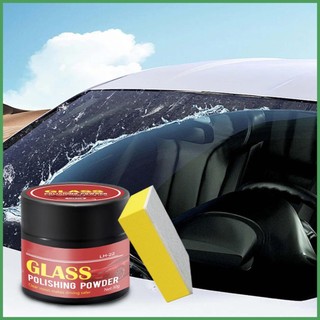 Bột đánh bóng thủy tinh Bột làm sạch thủy tinh Tự động tẩy vết xước cho kính chắn gió bên cửa sổ đánh bóng caudeyvn