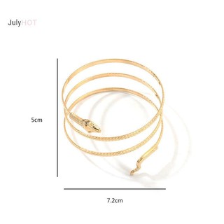 Julyhot Punk Mở Có Thể Điều Chỉnh Rắn Vòng Tay Nữ Gothic Cổ Tay Lắc Tay Trang Sức Quà Tặng Massivedeals