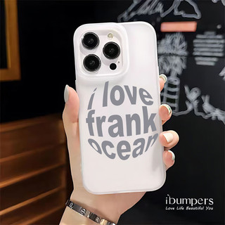 ibumpers Ốp Điện Thoại iPhone Họa Tiết Văn Bản Biến Dạng Đơn Giản Ốp Lưng Trong Suốt Nhám Mờ Chống Bẩn Chống Sốc Cho IPhone 16 15 14 12 13 11 Pro Max IP 7 8 Plus X XS XR