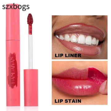 Szxbogs Lip Stain Peel Masque, Matte 6 Màu Xăm Peel, Chống Thấm Nước Chuyển Môi Tatoo