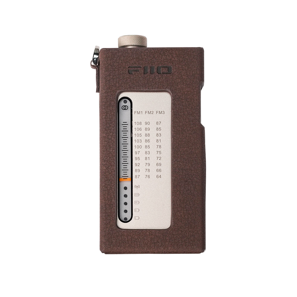 Fiio SK-RR11 Vỏ bảo vệ da vô tuyến Vỏ da PU chống trượt có dây treo Dây tay Tùy chỉnh Phụ kiện FiO RR11