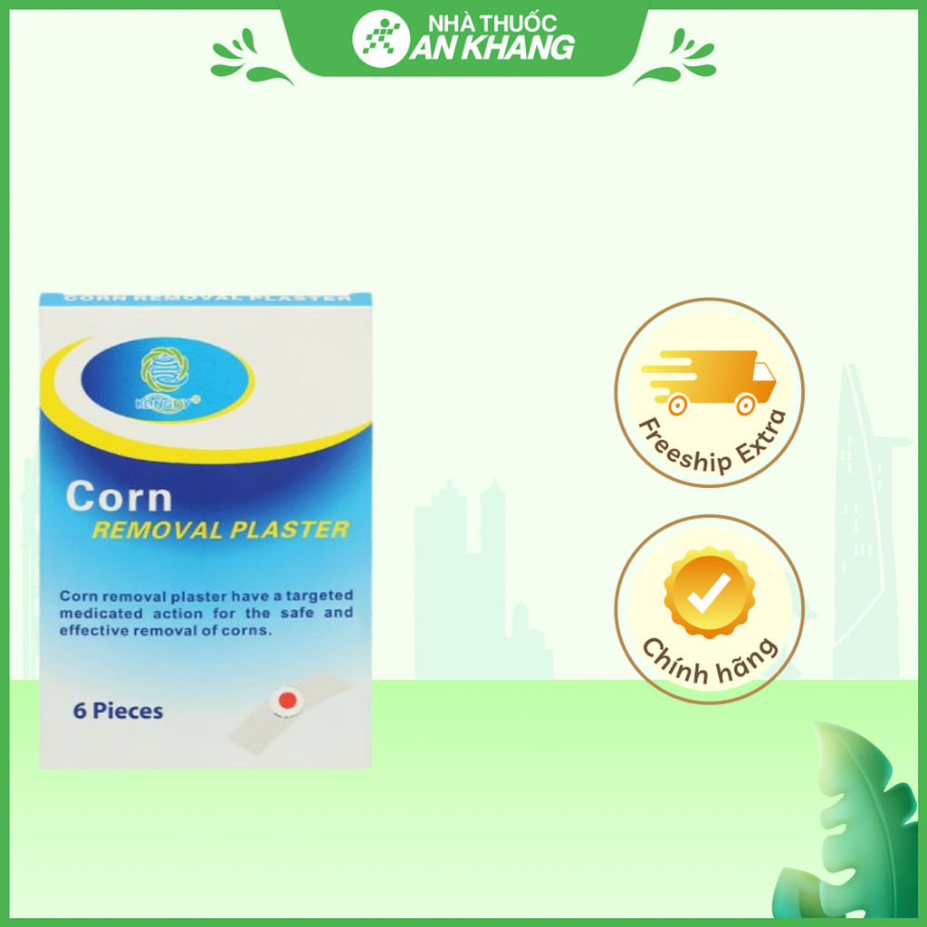 Miếng dán mụn cóc Fobelife giảm đau, kháng viêm hộp 6 miếng