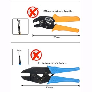 Kìm uốn JOYFULLIFE SN Hàm, Kìm uốn hợp kim 4mm Hàm, SN-2546B 02C 06WF 2549 03H 48B 58B Thiết bị đầu cuối uốn Hàm Khe cắm
