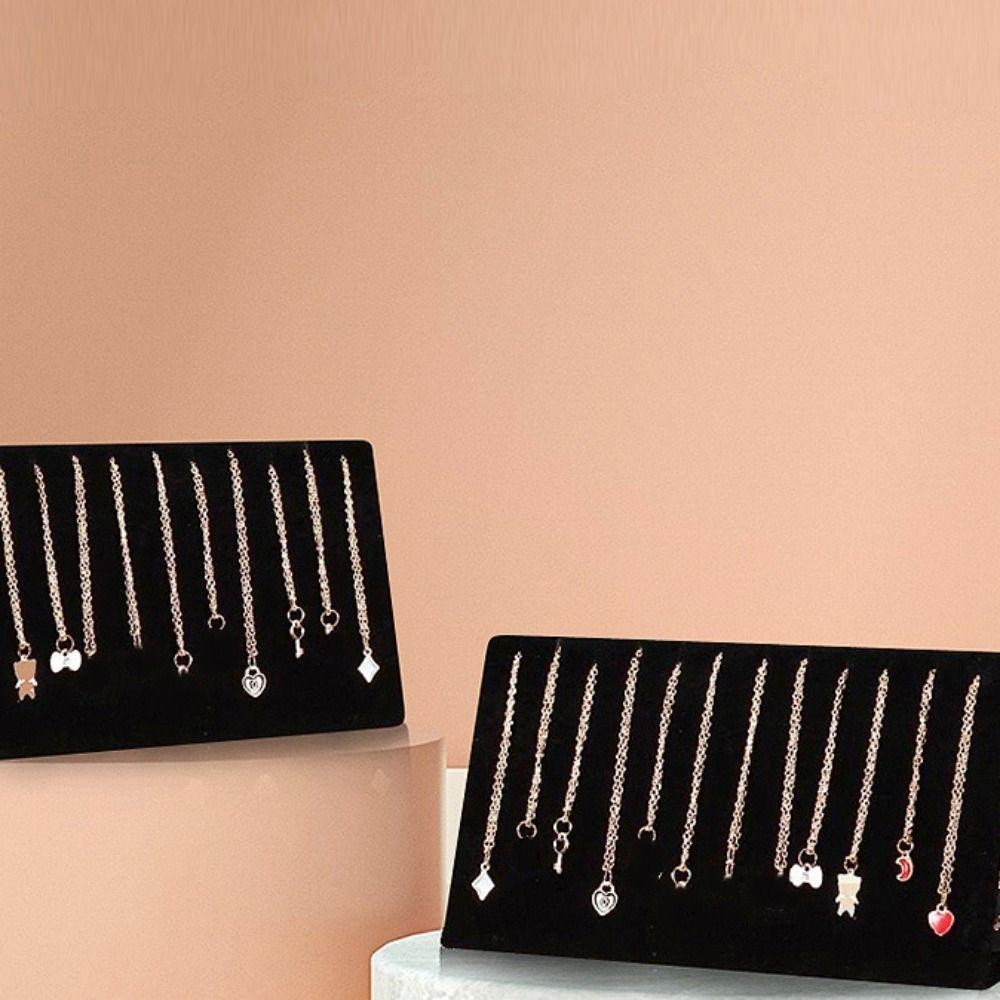Giá đỡ trưng bày vòng cổ MARGREDY, Giá đỡ bông tai đơn giản hình chữ L, Dụng cụ tổ chức bông tai bền bỉ dung tích lớn sang trọng