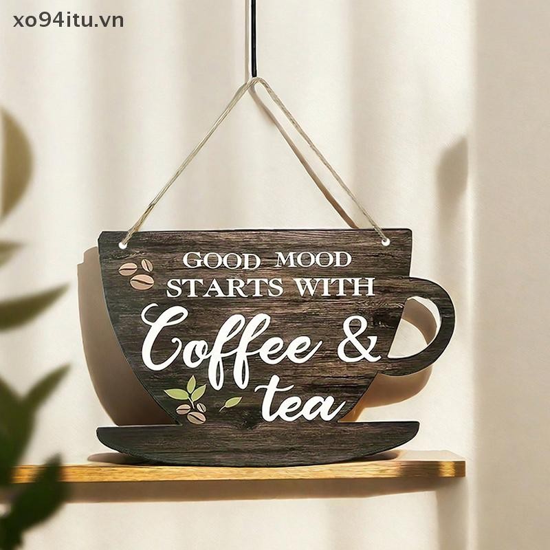 Xoitu Trà Cà Phê Bằng Gỗ Dấu Hiệu Mộc Mạc Mỹ Dấu Hiệu Cafe Cà Phê Thanh Trang Trí Cho Nhà Bếp Diner Nhà Lễ Hội Tường Gỗ Trang Trí VN