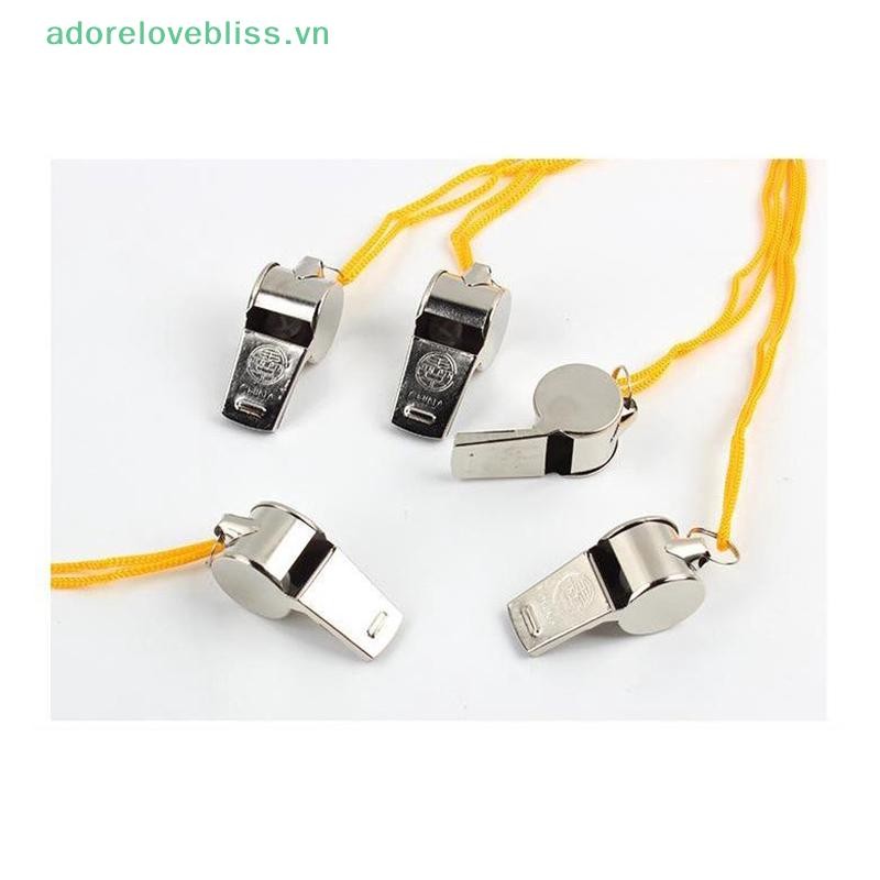 Thêm Còi kim loại lớn Đội thể thao có dây Còi thể thao mạnh mẽ Nhỏ gọn Chống mài mòn Còi bằng thép không gỉ Nhân viên cứu hộ BSS