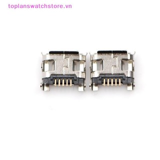 Toplanswatchstore 10 Chiếc Micro USB Loại B Nữ 5Pin DIP Ổ Cắm Jack Cổng Kết Nối Sạc VN