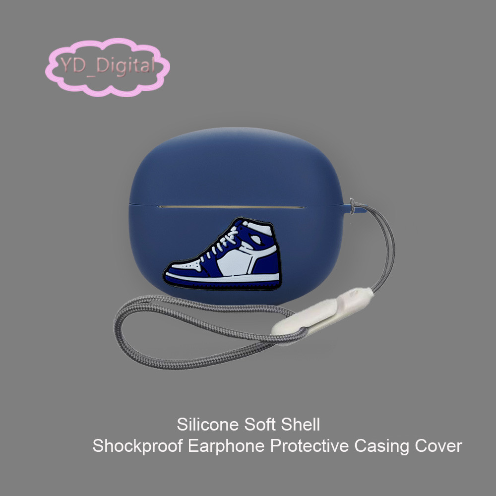 Dành Cho Honor Choice EarBuds Clip 2 Ốp Lưng Hoạt Hình Dễ Thương Tai Nghe Silicon Vỏ Mềm Chống Thấm Nước Tai Nghe Bảo Vệ Tai Nghe Tai Nghe Da Có Nhẫn
