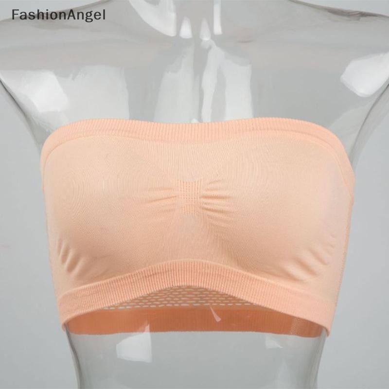 FashionAngel Nữ Gợi Cảm Áo Ngực Quây Vô Hình Push Up Áo Lót Liền Mạch Màu Trơn Không Dây Đeo Bralette Đồ Lót VN