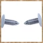120 Miếng Nhựa Buộc Vít Mặt bích Màu Xám Kẹp Cho Lỗ 6mm x 6,7mm