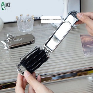 Có Thể Gập Lại Gương Du Lịch Bàn Chải Tóc Túi Gấp Lược Chải Tóc Mini Cho Quà Tặng Sinh Nhật Quà Tặng Năm Mới