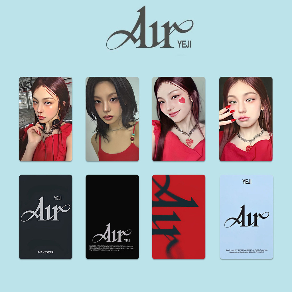 2-6 Cái / bộ ITZY Yeji AIR STARRIVER Lomo Card GOLD JYP YES24 Algorhythm Album Giáng Sinh 2025 Thiệp Chúc Mừng Mùa Chaeryeong Yuna Lia Ryujin Kpop Bưu Thiếp YM