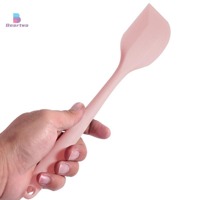 < beartwo > 1Pc Nhà Bếp Silicon Kem Bơ Bánh Thìa Batter Scraper Bàn Chải Bơ Trộn Bánh Bàn Chải Dụng Cụ Nướng Bánh Dụng Cụ Nhà Bếp Dụng Cụ Nhà Bếp S / L Đẹp
