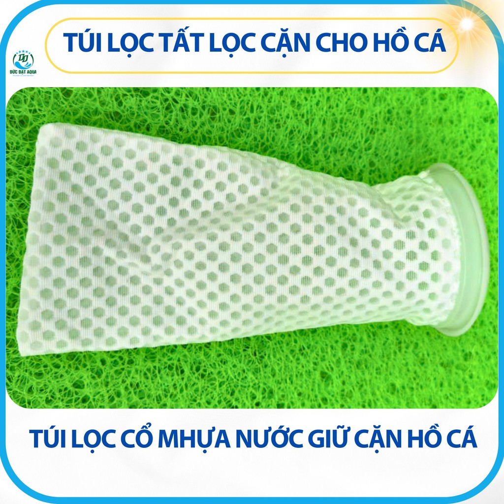 Túi lọc cổ nhựa tất lọc cặn cho hồ cá cảnh, thủy sinh,cá biển thế hệ mới hàng kỹ 9